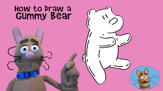 How to Draw a Gummy Bear