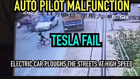 Chinese Tesla Takes off on a Wild Ride by Itself