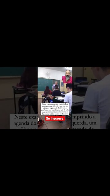 O professor petista se irrita ao ouvir aluno falar de Bolsonaro #shorts #noticias #news