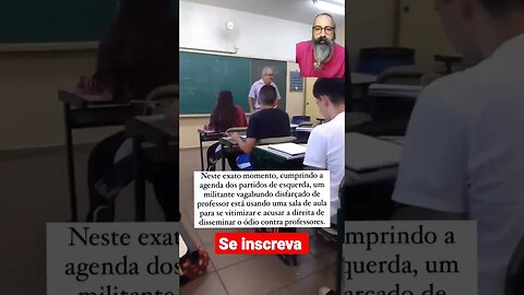 O professor petista se irrita ao ouvir aluno falar de Bolsonaro #shorts #noticias #news