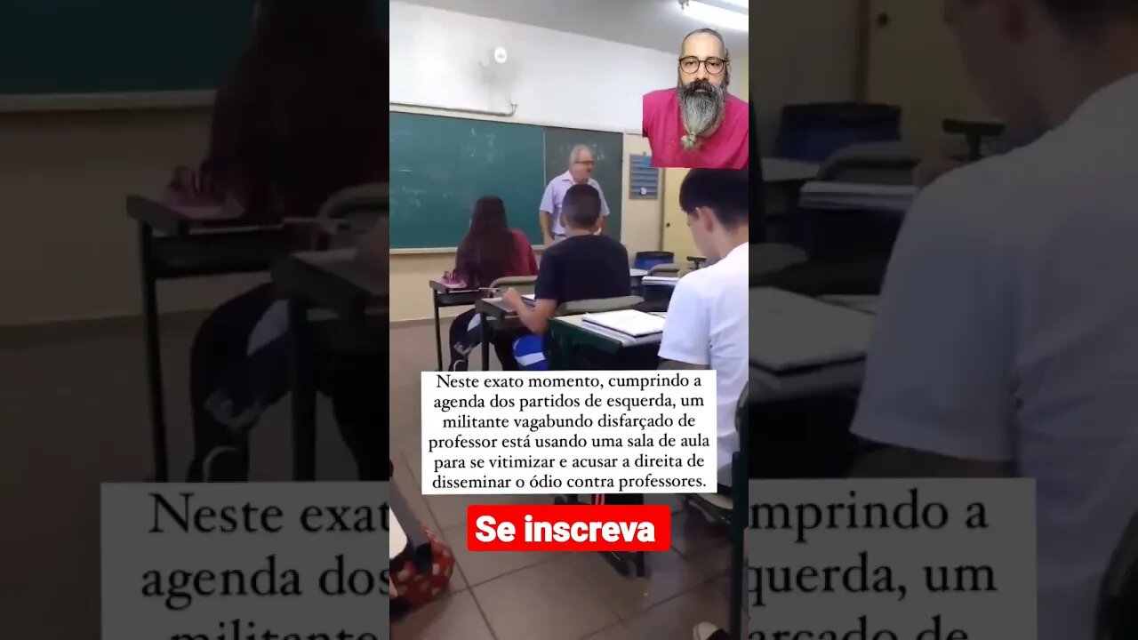 O professor petista se irrita ao ouvir aluno falar de Bolsonaro #shorts #noticias #news