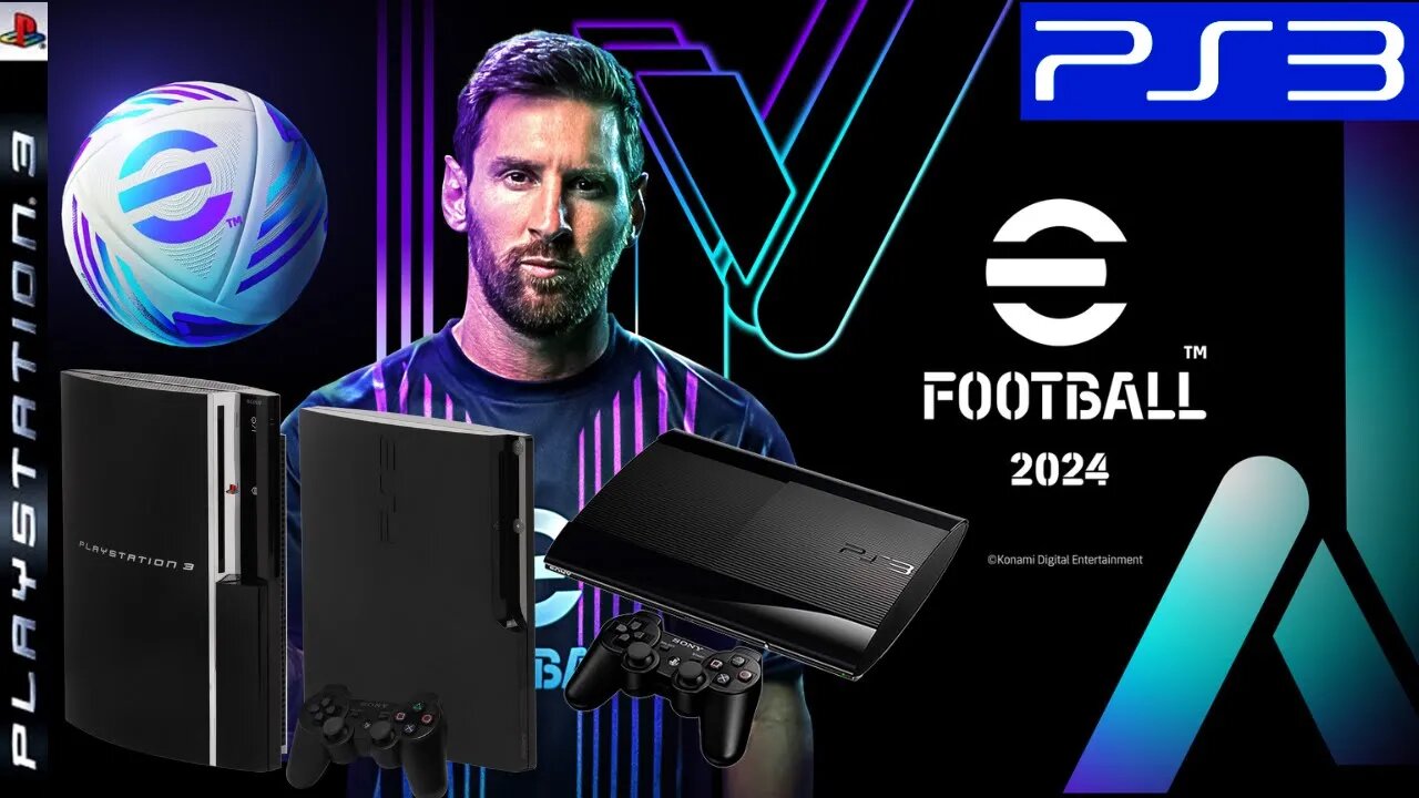 🟣 EFOOTBALL 2024 PS3 GRATÍS POTATO PATCH COMO BAIXAR & INSTALAR PASSO A PASSO PARA INICIANTES