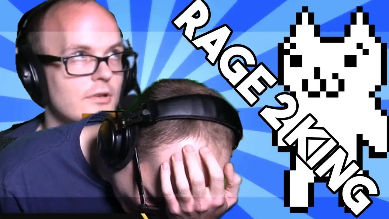 MEW2KING PLAYS CAT MARIO AND RAGES || Rage2King Stream Highlights