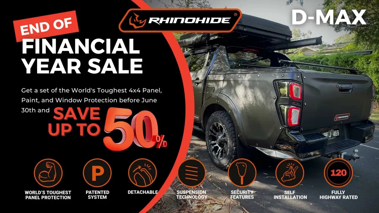 SAVE UPTO 50% OFF IN OUR EOFY SALE ON RHINOHIDE ARMOR