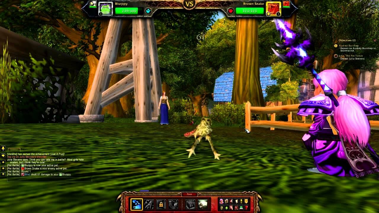 BETA WoW Pet Battles preview part 2 (Mists of Pandaria) pokemon