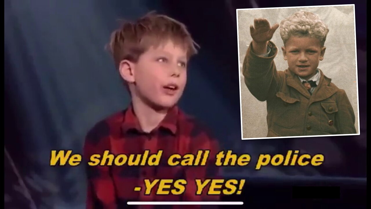 Indoctrination of new generation Hitler Youth: "What do we with people who don't want the vaccine?"
