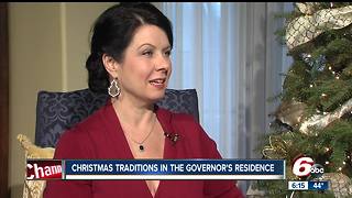 Holcombs celebrate first Christmas in the governor's residence