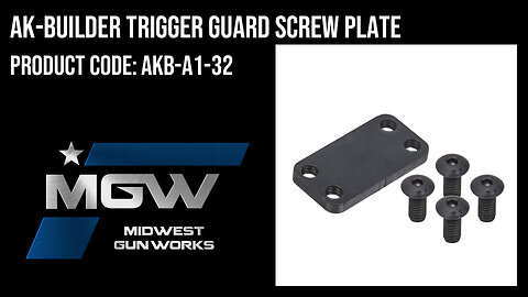 AK-Builder Trigger Guard Screw Plate - AKB-A1-32