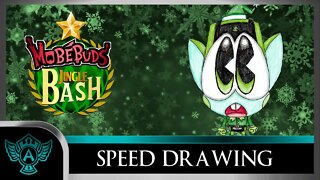 Speed Drawing: MobéBuds Jingle Bash - Ecoelfer | A.T. Andrei Thomas 2022