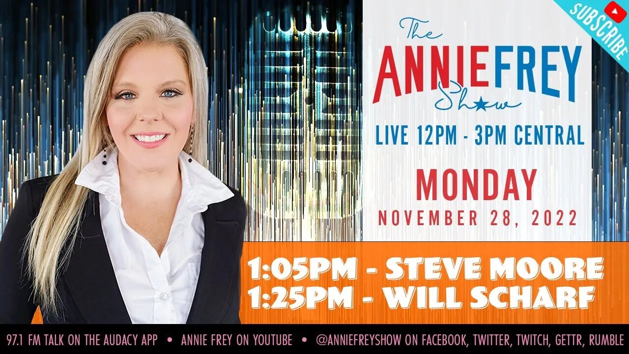 Elon Musk & Twitter, China Protests, and Recession-Bound? • Annie Frey Show 11/28/22