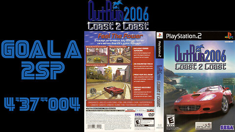 OutRun 2006: Coast 2 Coast [PS2] 2SP Goal A [4'37"004] 8th place