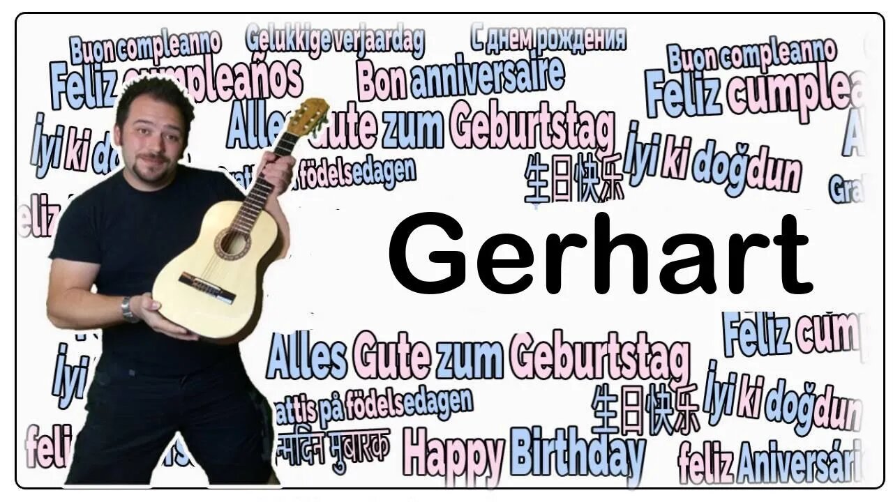 Happy Birthday Gerhart - Happy Birthday to You Gerhart #shorts