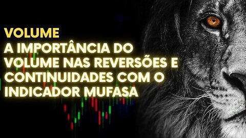 A IMPORTÂNCIA DO VOLUME NAS REVERSÕES E CONTINUIDADES COM O INDICADOR MUFASA