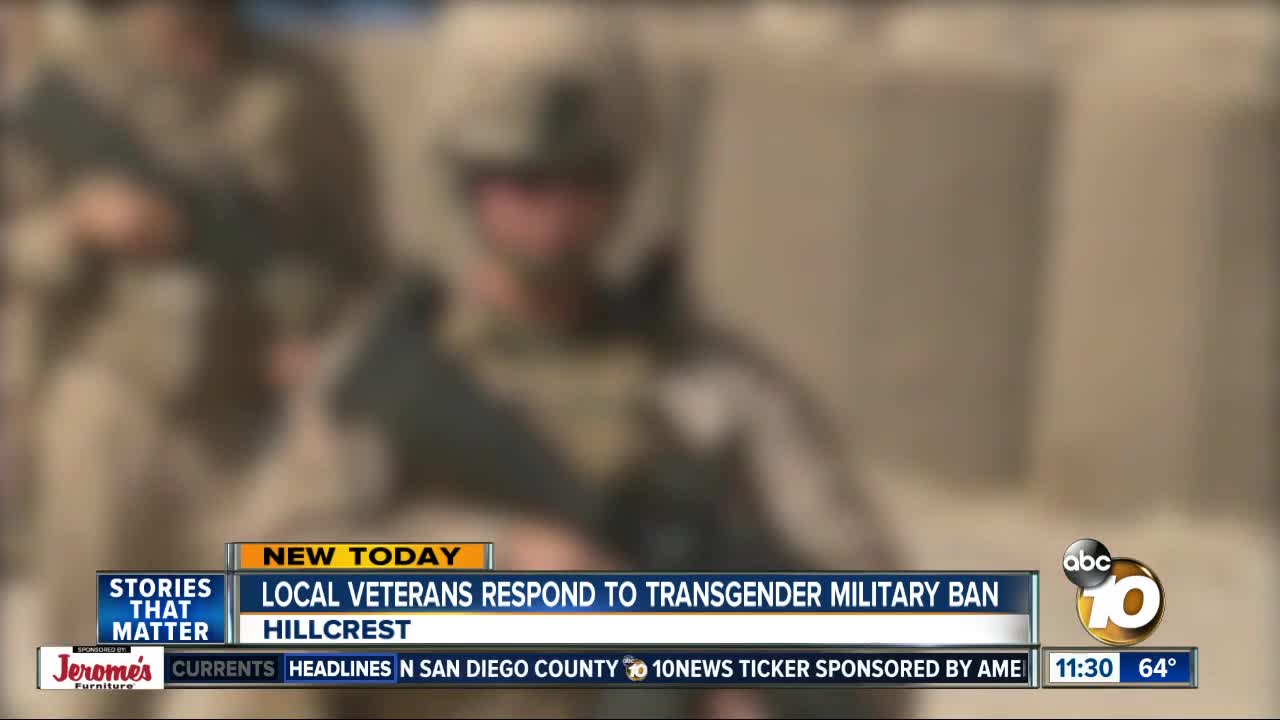 Local LGBTQ leaders respond to transgender military policy