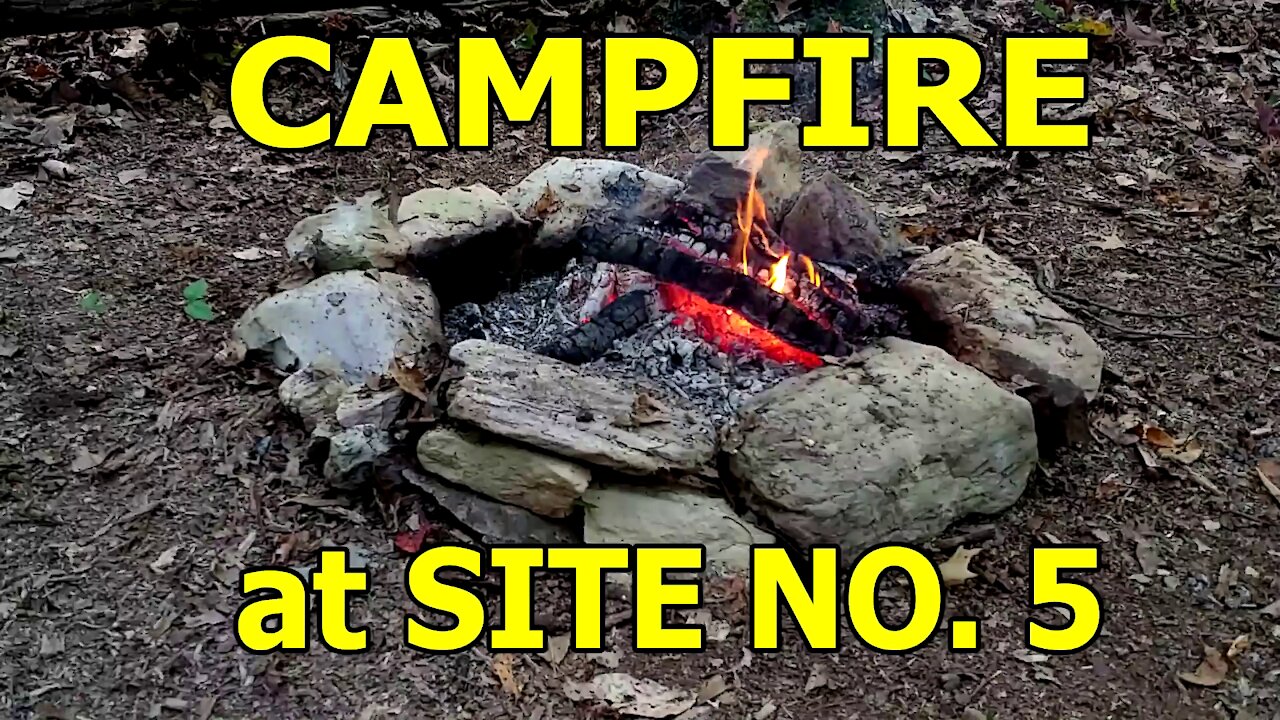 Campfire at Site No. 5