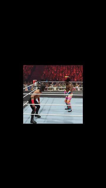 wwe 2k23 kinshasa is to much for xavier woods #wwe2k23 #wwe2k23gameplay #wwe2k23myfaction