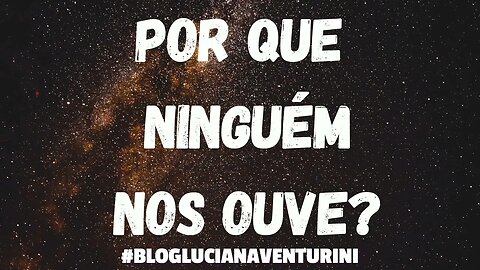 Por que ninguém nos ouve? #lucianaventurini #vivermelhor #silvioalbuquerque