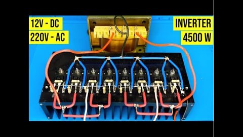 How to make simple inverter 4500W, sine wave, 8 mosfet IRFz44n