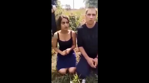 Ukrainian radicals torturing Russian couple (part 1)