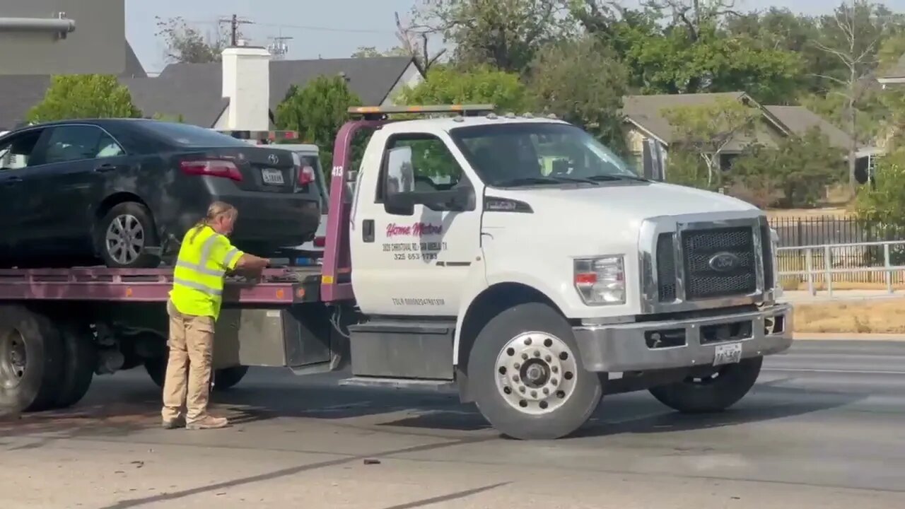 Camry Driver Crashes into Power Pole on Major Throughway