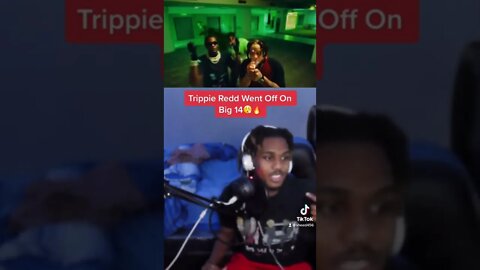 Trippie Redd Went Crazy On Big 14! #reaction #trippieredd #viral