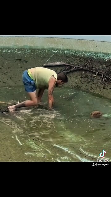 Did it get in his mouth?