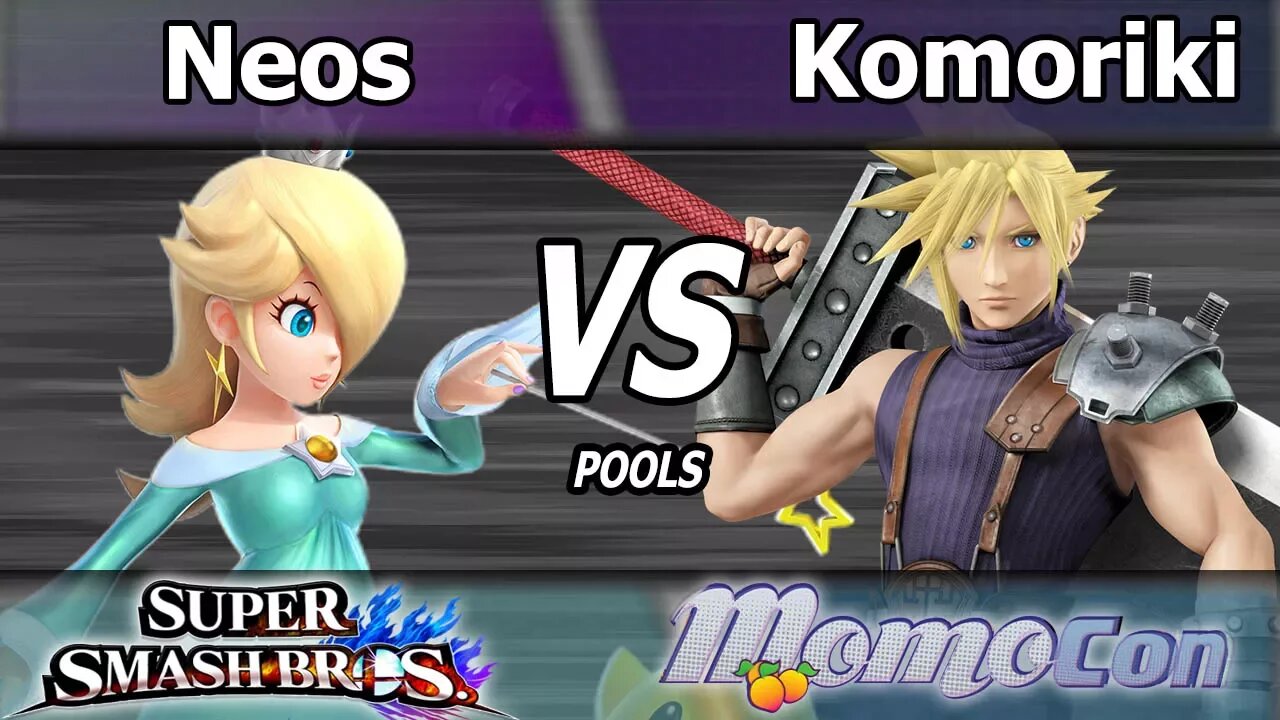 ZNC|Neos (Rosalina) vs. 2GG|Komoriki (Cloud) - Wii U Pools - Momocon 2017