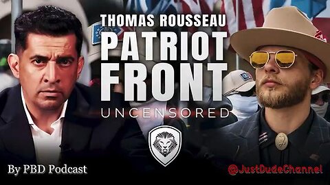“White First” - Patriot Front Founder Thomas Rousseau Interview on Patrick Bet David
