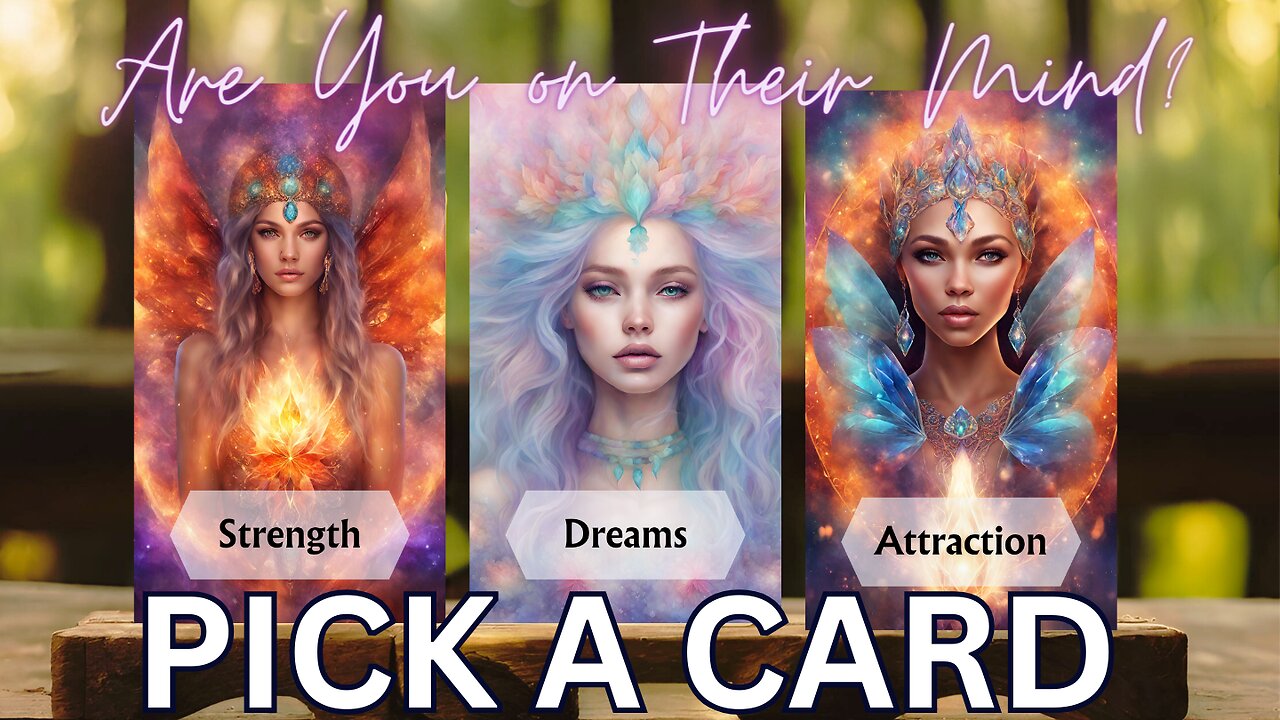 ARE YOU ON THEIR MIND? 🤔 WHAT ARE THEIR THOUGHTS OF YOU? 🔮 PICK A CARD (LOVE TAROT READING)