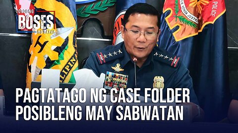 Kaso vs posibleng sabwatan sa pagitan ng may hawak ng case folder at iniimbestigahang pulis, tuloy