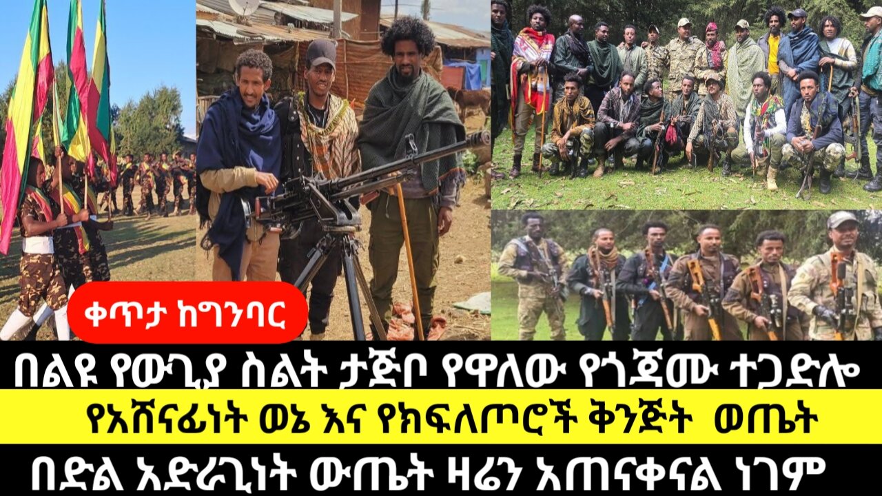 በልዩ የውጊያ ስልት ታጅቦ የዋለው የጎጃሙ ተጋድሎ/የአሸናፊነት ወኔ እና የክፍለጦሮች ቅንጅት ውጤት/በድል አድራጊነት ውጤት ዛሬን አጠናቀናል ይቀጥላልም
