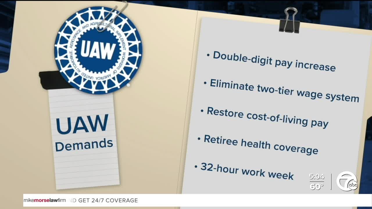 UAW set to vote on strike against Ford, GM & Stellantis next week