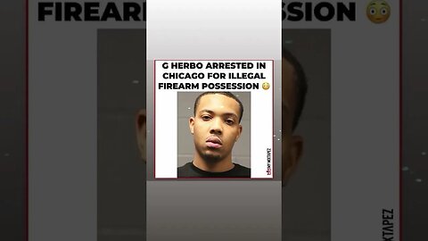 Rapper #gherbo is currently locked up on firearm charges