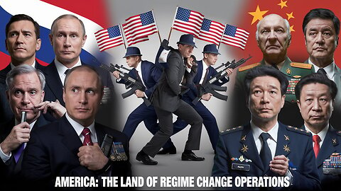 America as the land of regime change operations; Russian and Chinese skepticism