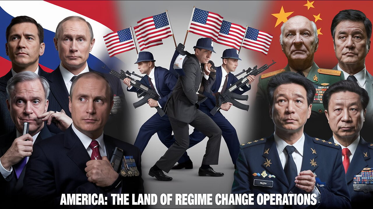 America as the land of regime change operations; Russian and Chinese skepticism