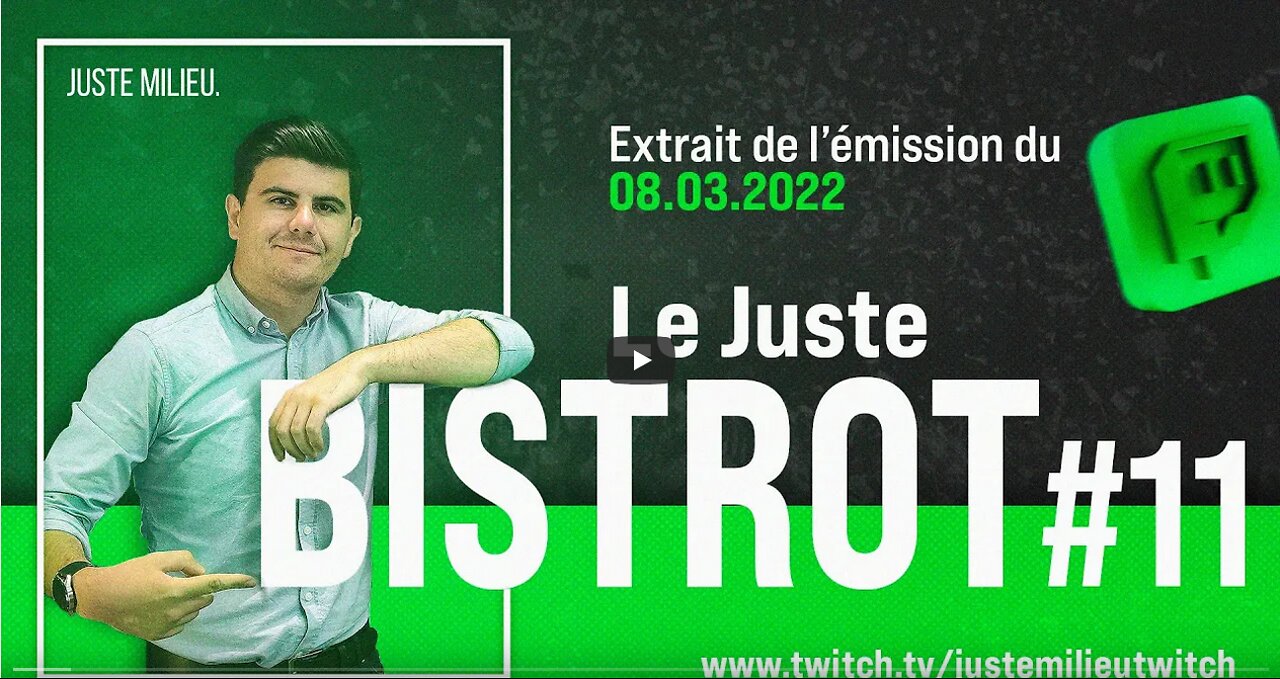 [Extrait Juste Bistrot Twitch #1] Le faux débat dEmmanuel Macron à Poissy