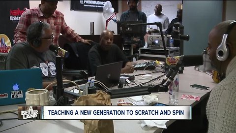 DJ trying to help others stay away from crime by getting into musicScratching and spinning are being used to curb crime.