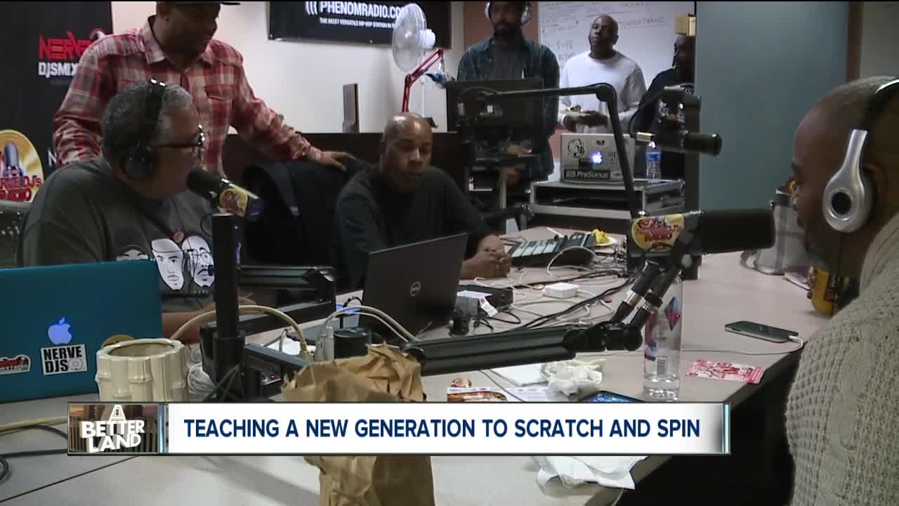 DJ trying to help others stay away from crime by getting into musicScratching and spinning are being used to curb crime.