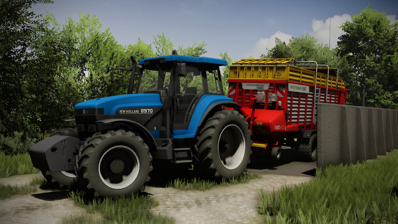 Farming Simulator New Holland 240 Genesis Turbo & Pöttinger Faro 4510 D | Ostseeküste | Engine Sound