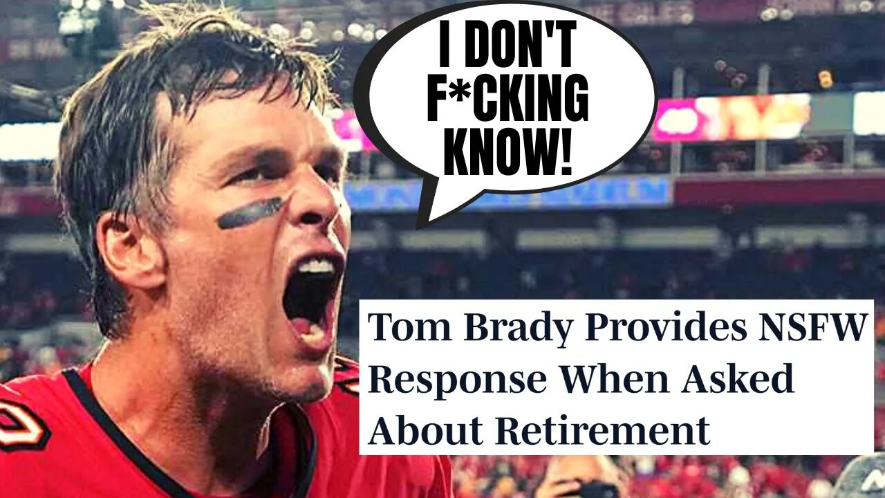 Tom Brady Gets PISSED When Asked About His Future | Will He Retire FOR GOOD This Time?