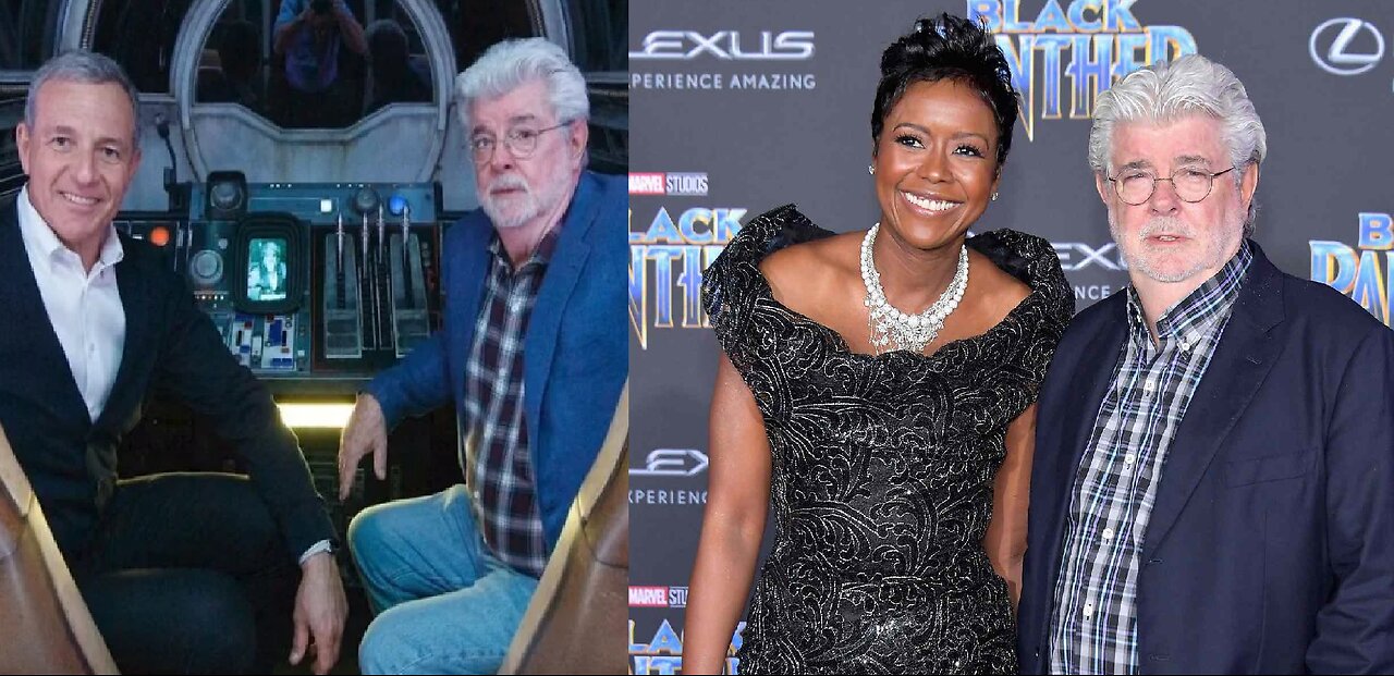 George Lucas Sides with Bob Iger & Disney Star Wars, NEWSFLASH His Wife Is A Race Hustler