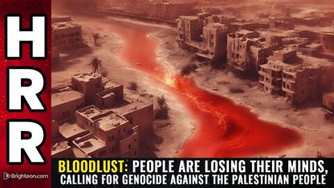 BLOODLUST - People are Losing Their Minds, Calling for GENOCIDE against the Palestinian People