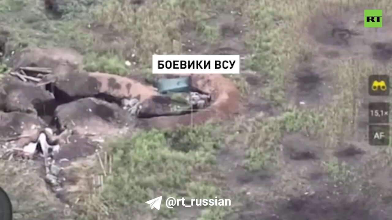 Russian FPV copters are selectively dismantling the dugouts of the Ukrainian military