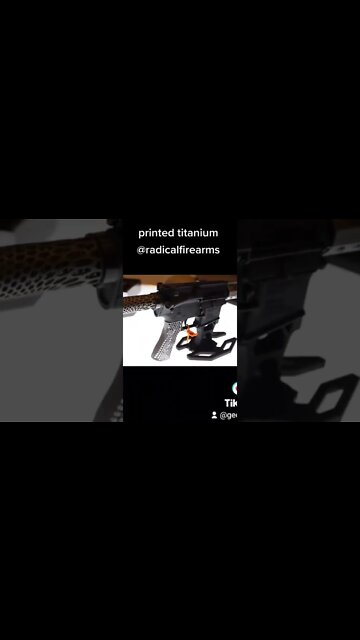 Radical Firearms printed titanium.