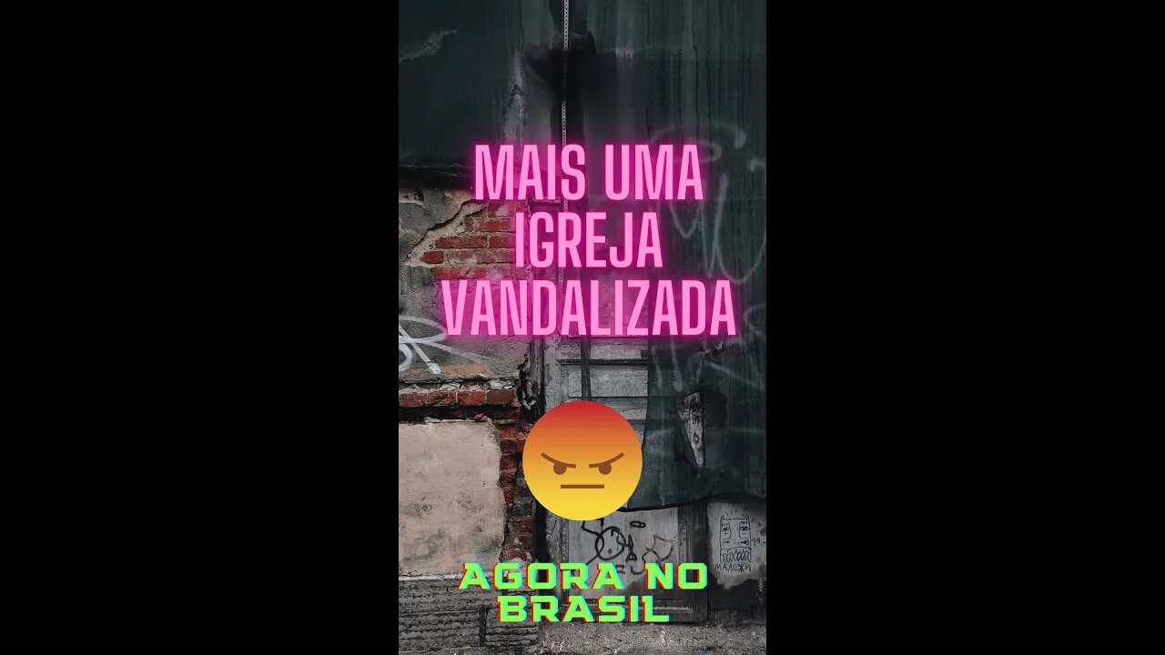 Mais uma Igreja vandalizada: marginais sairam quebrando imagens #shorts