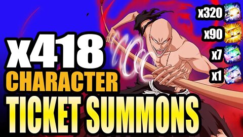 Bleach Brave Souls: Character Ticket Summons x418