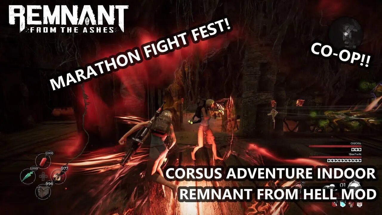 PART 2 - SURVIVE to Reach the End! Corsus Adventure HELL MOD Co-Op - REMNANT FROM THE ASHES Gameplay