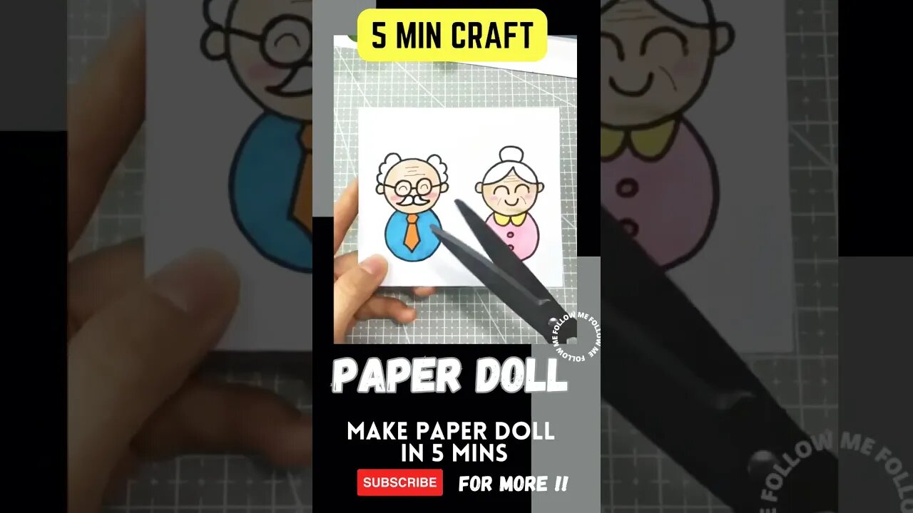 How to Make Paper toys - Paper moving Doll #craft #papercraft #toys #kids #diy #diycrafts #how