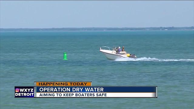 Operation Dry Water aims to keep boaters safe