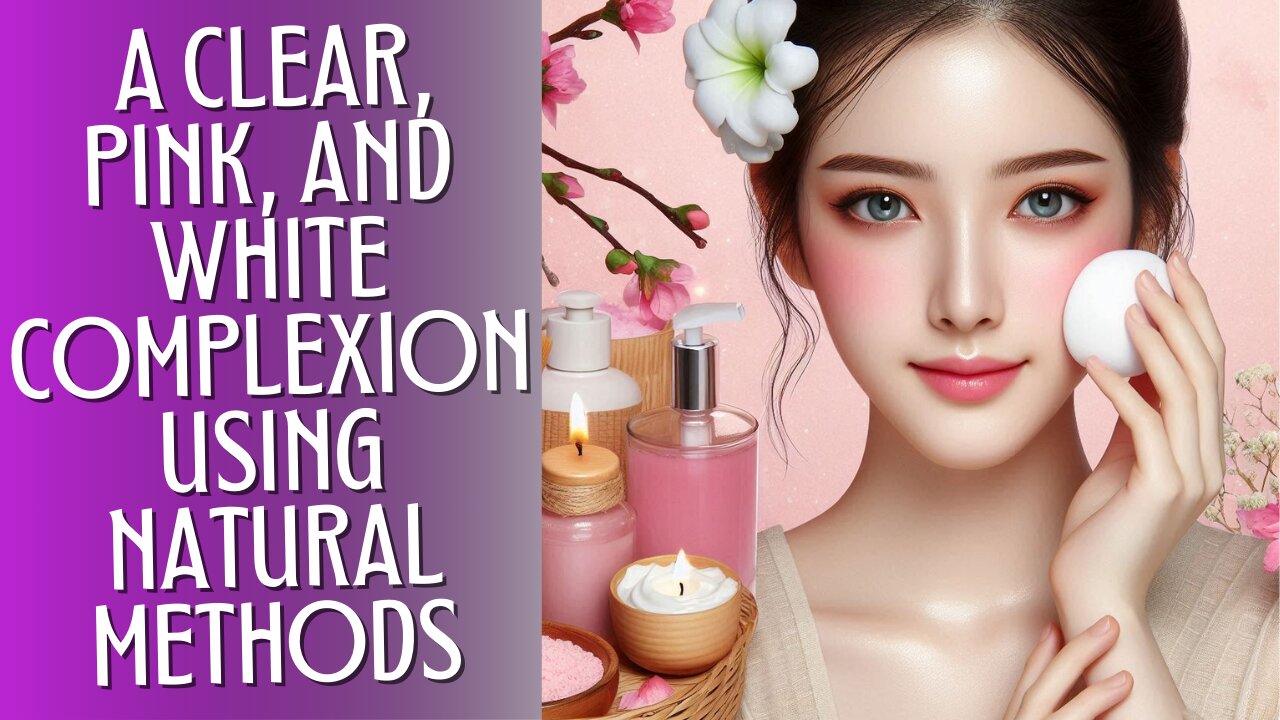 Clear, Pink, and White Complexion Using Traditional and Natural Methods.